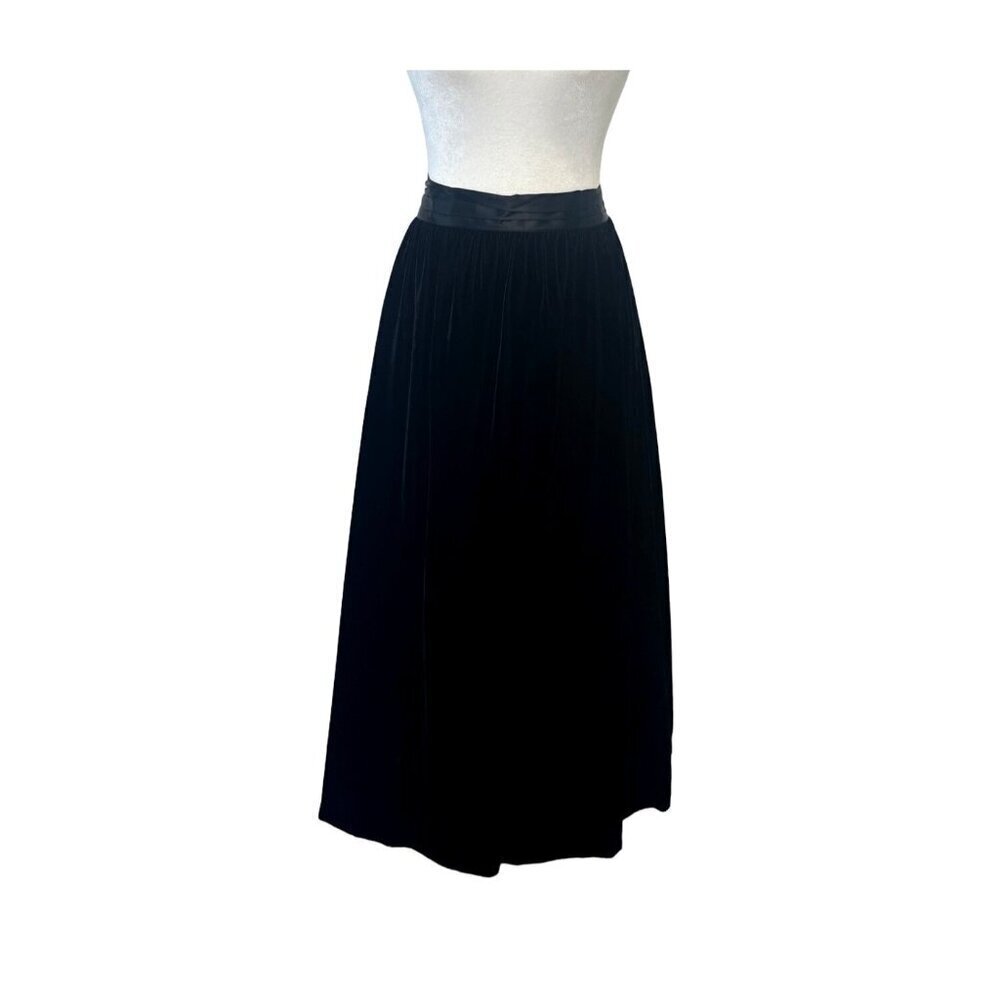 Gunne Sax by Jessica McClintock Vintage Velvet Midi Skirt Size MED Wedding Prom